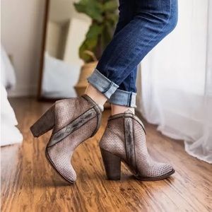 Naughty monkey Rita booties. Like new